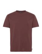 Sid Basic T-Shirt Tops T-Kortærmet Skjorte Burgundy J. Lindeberg