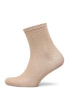 Pcsebby Glitter Long Socks Noos Bc Lingerie Socks Regular Socks Beige ...