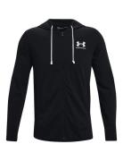 Ua Rival Terry Lc Fz Tops Sweatshirts & Hoodies Hoodies Black Under Ar...