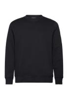 O-Neck Sweat Tops Sweatshirts & Hoodies Sweatshirts Black Lindbergh