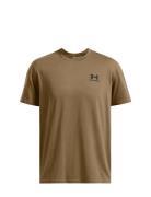 Ua M Logo Emb Heavyweight Ss Sport T-Kortærmet Skjorte Brown Under Arm...