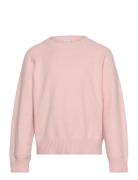 Sweater Fine Knit Tops Sweatshirts & Hoodies Sweatshirts Pink Lindex