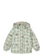 Tree Of Life Puffer Jacket Foret Jakke Green Garbo&Friends