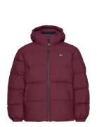 Tjm Essential Down Jacket Ext Foret Jakke Red Tommy Jeans