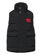 Puffer Jacket Sleeveless Foret Vest Black Hugo Kids