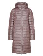 Lohja Longer Puffer Jacket W3T3 Foret Jakke Pink Rains