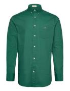 Reg Classic Poplin Shirt Tops Shirts Casual Green GANT