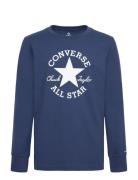 Cnvb Essentials Dctp Ls Tee Tops T-shirts Long-sleeved T-Skjorte Navy ...