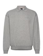 Contemp Polosweats Tops Sweatshirts & Hoodies Sweatshirts Grey BOSS