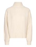 Hailuoto Sweater Tops Knitwear Turtleneck Cream Balmuir