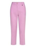 Cwthorhild - Trousers Bottoms Trousers Linen Trousers Pink Claire Woma...