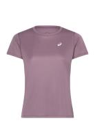 Core Ss Top Sport T-shirts & Tops Short-sleeved Purple Asics