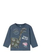 Nmmabrum Peppapig Ls Nreg Top Cplg Tops T-shirts Long-sleeved T-Skjort...