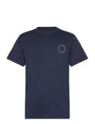 Ronald Cotton Tee Ss Tops T-Kortærmet Skjorte Navy Clean Cut Copenhage...