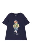 Polo Bear Cotton Jersey Tee Tops T-Kortærmet Skjorte Navy Ralph Lauren...