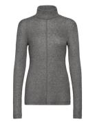 Eve - Soft Wool Tops Knitwear Turtleneck Grey Day Birger Et Mikkelsen