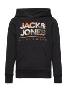 Jjluke Sweat Hood Jnr Tops Sweatshirts & Hoodies Hoodies Black Jack & ...