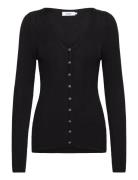 Perline Cardigan Tops Knitwear Cardigans Black Stylein