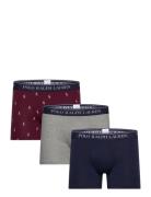 Bci Cotton/Elastane-3Pk-Bxb Boxershorts Navy Polo Ralph Lauren Underwe...