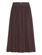 sz Skirt Knælang Nederdel Brown Saint Tropez