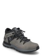 Sprint Trekker Mid Lace Up Waterproof Sneaker Medium Grey Nubuck High-...