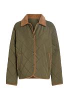 Quilted Reversible Jacket Quiltet Jakke Khaki Green Tommy Hilfiger