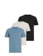 Brace Ss Crew 3 Pk Tops T-Kortærmet Skjorte Blue AllSaints