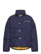 Mini Rodini Society City Puffer Jacket Foret Jakke Navy Mini Rodini