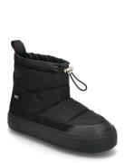 Flag Nylon Mini Snowboot Shoes Wintershoes Black Tommy Hilfiger