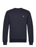 Indash Tops Knitwear Round Necks Navy INDICODE