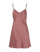 Nightdress No Sleeve Nattøj Pink Damella Of Sweden