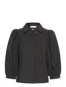 Kbruby Frosty Blouse Tops Blouses Long-sleeved Black Karen By Simonsen