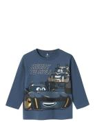 Nmmsikke Batwheels Ls Nreg Top Wab Tops T-shirts Long-sleeved T-Skjort...