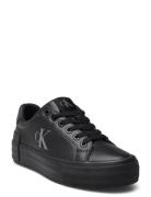 Vulc Flatform Low Mg Lth Low-top Sneakers Black Calvin Klein