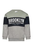 Nmmvemil Ls Nreg Sweat Bru Tops Sweatshirts & Hoodies Sweatshirts Grey...