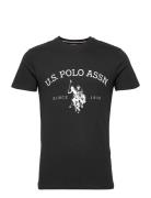 Uspa T-Shirt Archibald Men Tops T-Kortærmet Skjorte Black U.S. Polo As...