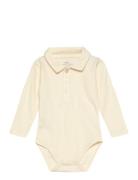 Hccaldur - Bodysuit Bodies Long-sleeved Beige Hust & Claire