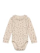 Hcbing - Bodysuit Bodies Long-sleeved Cream Hust & Claire