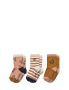 Silas Socks 3-Pack Sokker Strømper Multi/patterned Liewood