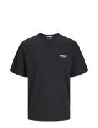 Jormykonos Geo Back Tee Ss Crew Neck Ln Tops T-Kortærmet Skjorte Black...