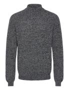 Onsfelip Life Reg 5 Twist High Neck Knit Tops Knitwear Round Necks Gre...