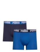 Puma Men Everyday Basic Boxers 2P Sport Boxers Blue PUMA