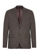 Slhslim-Reed Wool Blz Noos Suits & Blazers Blazers Single Breasted Bla...