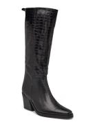 Sophia Boots High 14859 Lange Støvler Black Samsøe Samsøe