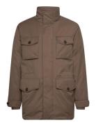 Padded Flannel Field Jacket Foret Jakke Brown GANT