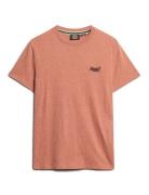 Essential Logo Emb Tee Tops T-Kortærmet Skjorte Orange Superdry