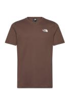 M Ss Box Nse Tee Sport T-Kortærmet Skjorte Brown The North Face