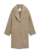 Loose Coat Frakke Jakke Beige Tom Tailor