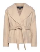 Vmelitebergen Jacket Boo Uldjakke Jakke Beige Vero Moda