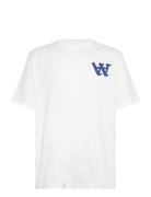 Wwasa Gothic T-Shirt Tops T-Kortærmet Skjorte White Double A By Wood W...